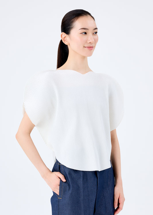 CLOVER PLEATS, WOMEN 's Tops, Wearing Image 1