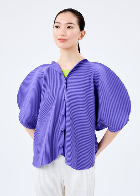 CLOVER PLEATS, WOMEN 's Tops, Cardigans, Wearing Image 1