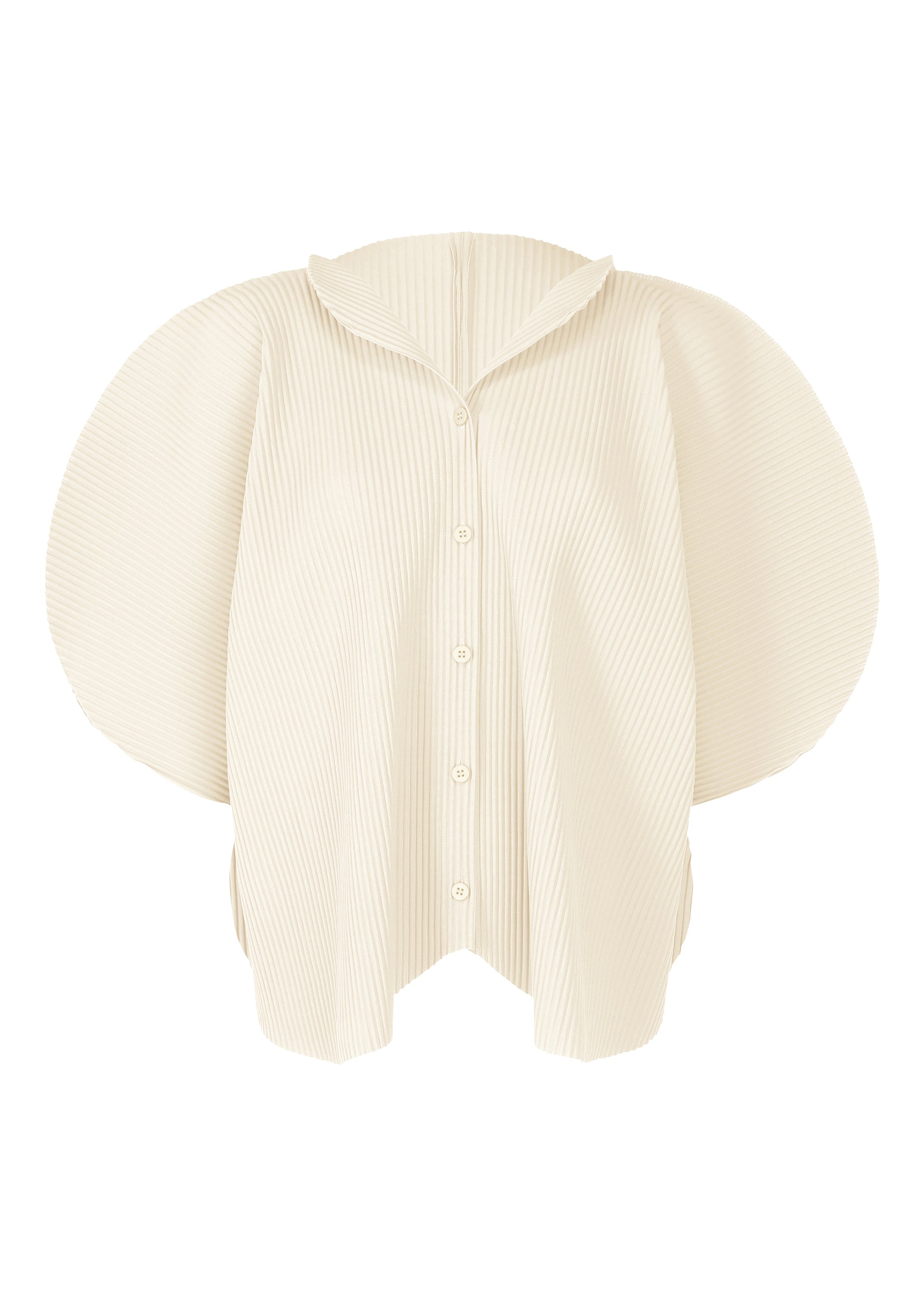 CLOVER PLEATS、ウィメンズ_トップス_カーディガン、ホワイト