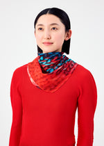 MIX YARN KNIT PLEATS STOLE、アクセサリー&その他_ストール、着用画像1