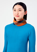 TARTAN CHECK PLEATS STOLE、アクセサリー&その他_ストール、着用画像1