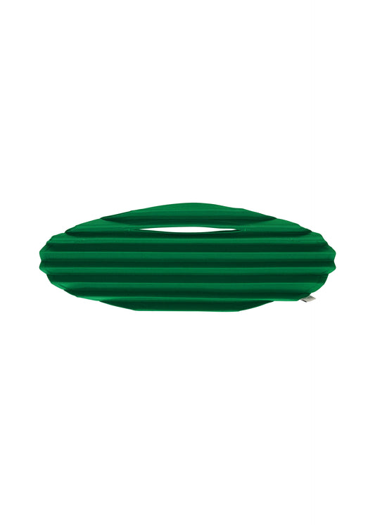 CIRCLE PLEATS BAG、バッグ&財布_トートバッグ、グリーン