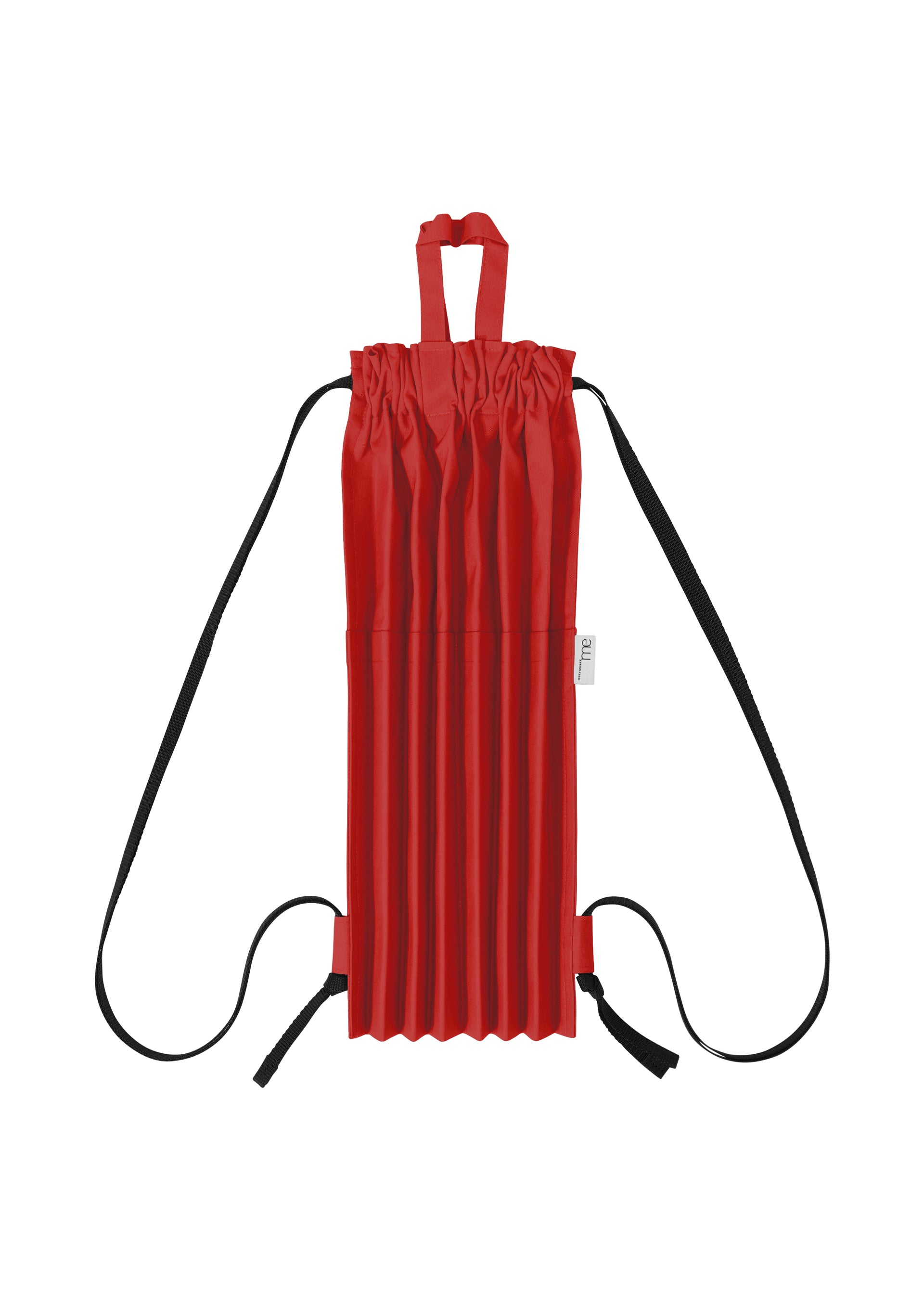 POCKET PLEATS BAG、バッグ&財布_バックパック、レッド