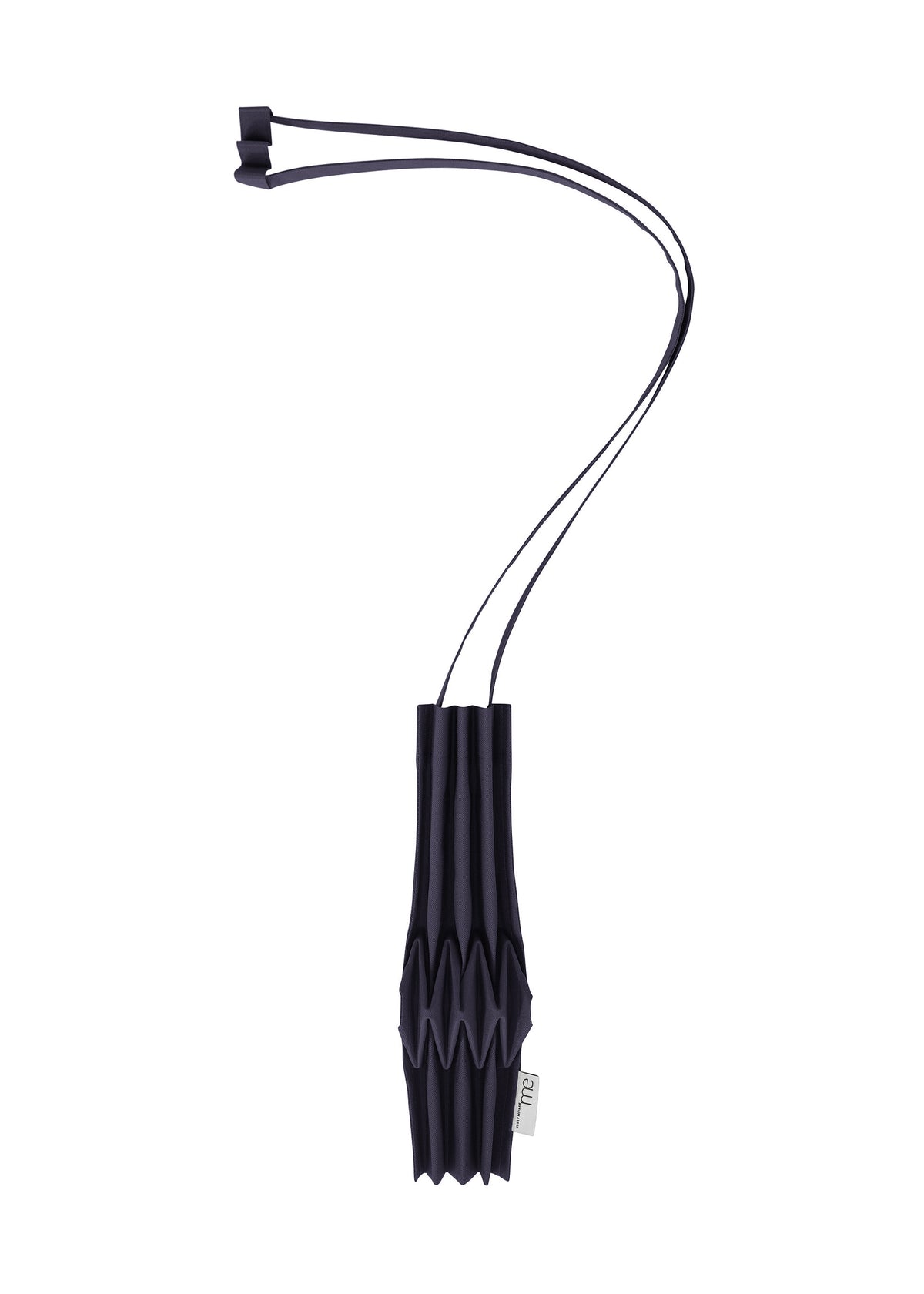 CUBE PLEATS BAG、バッグ&財布_ショルダーバッグ、ネイビー