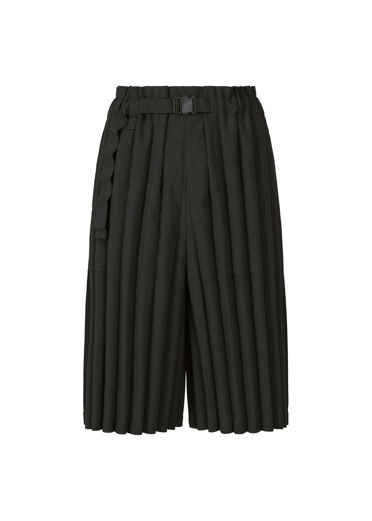 RIPPLE PLEATS、ウィメンズ_パンツ、ブラック