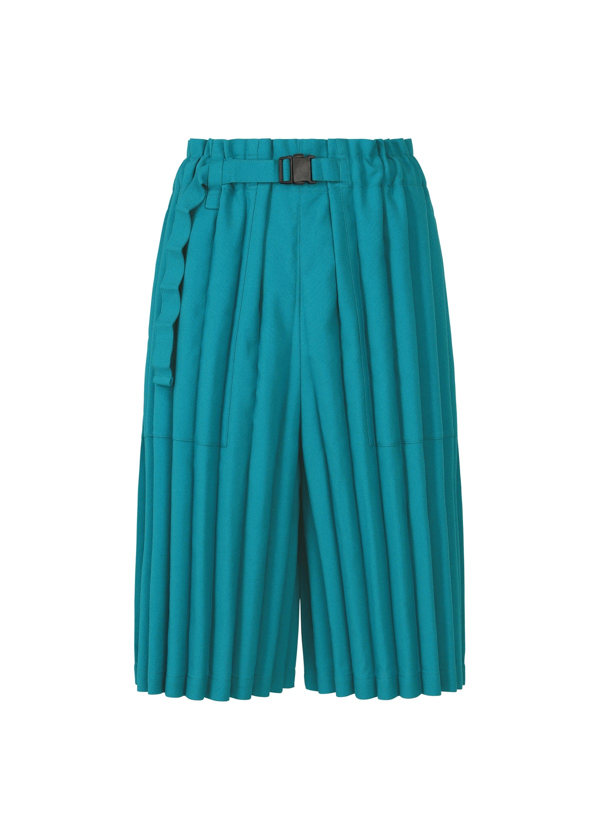 RIPPLE PLEATS、ウィメンズ_パンツ、ブルー
