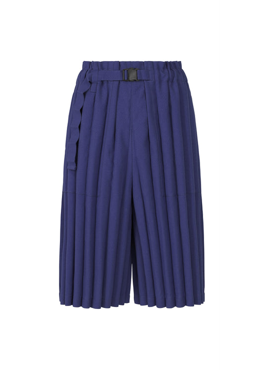 RIPPLE PLEATS、ウィメンズ_パンツ、ブルー