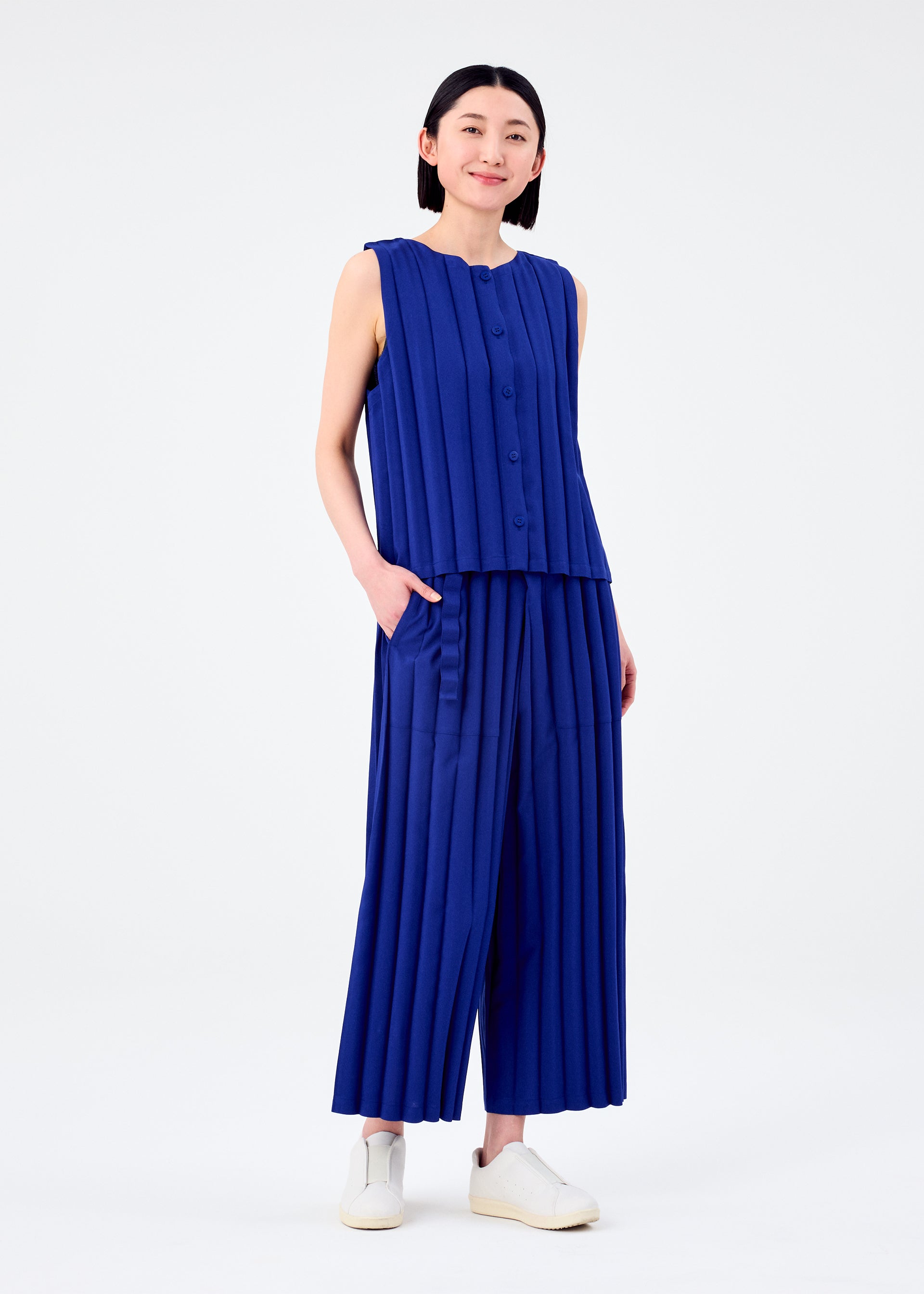 RIPPLE PLEATS、ウィメンズ_パンツ、着用画像1