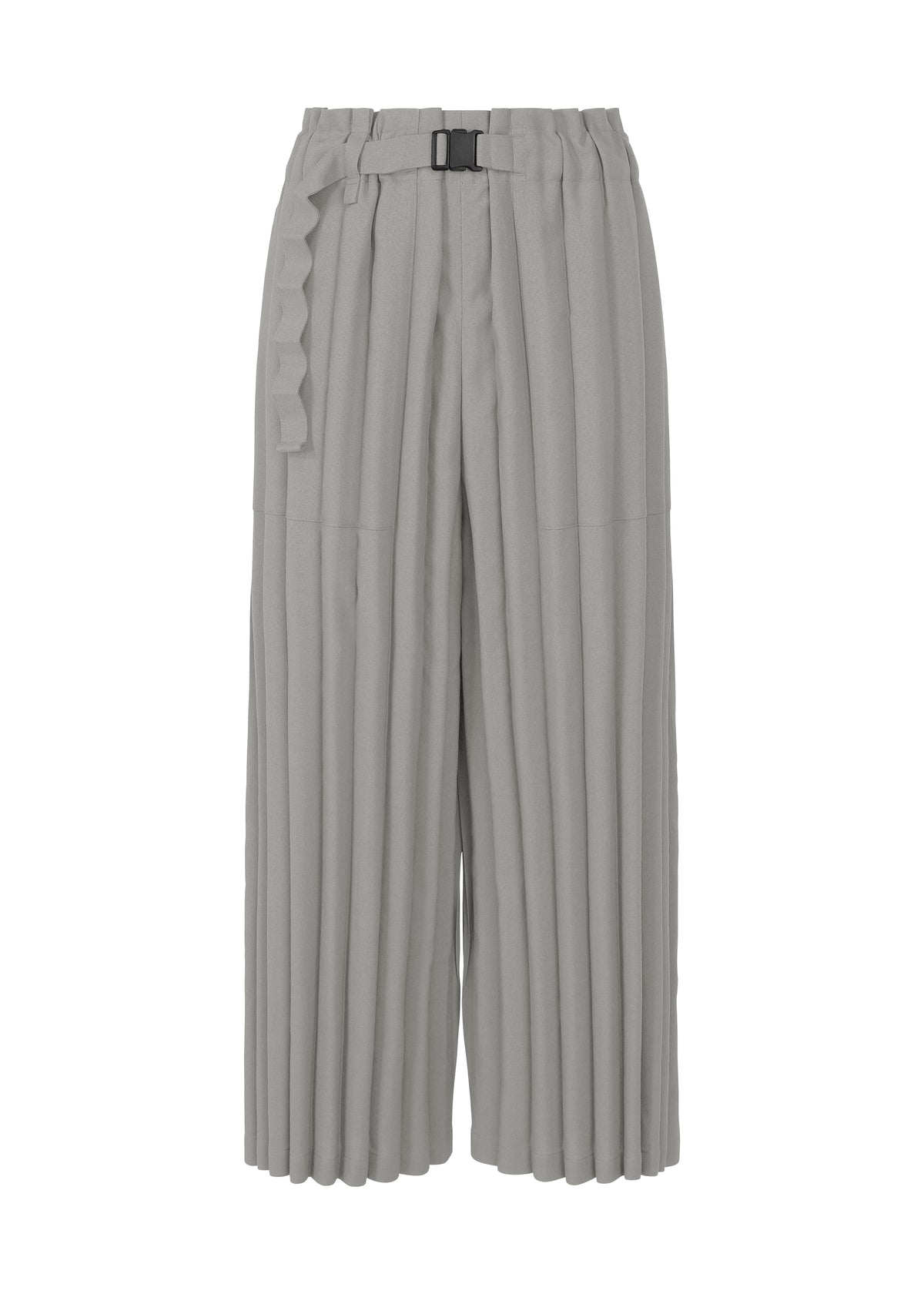 RIPPLE PLEATS、ウィメンズ_パンツ、グレー