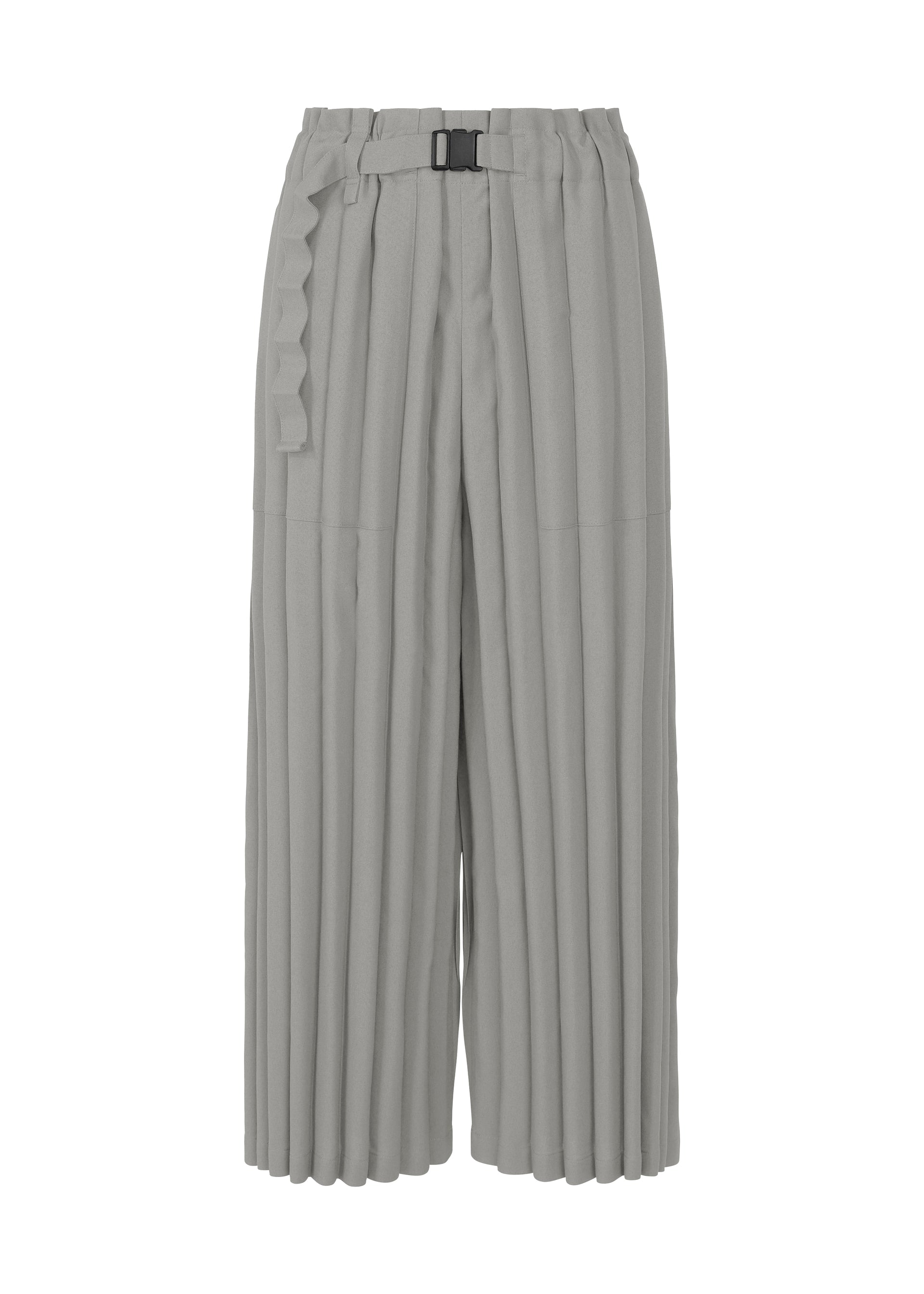 RIPPLE PLEATS、ウィメンズ_パンツ、グレー