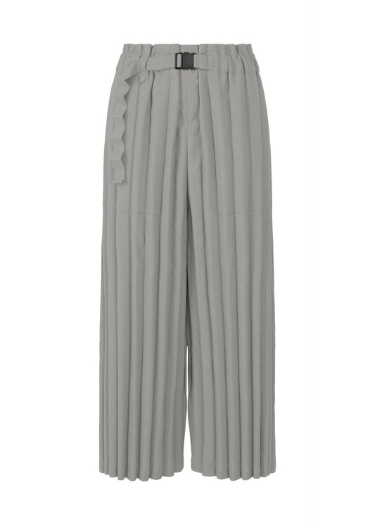 RIPPLE PLEATS、ウィメンズ_パンツ、グレー