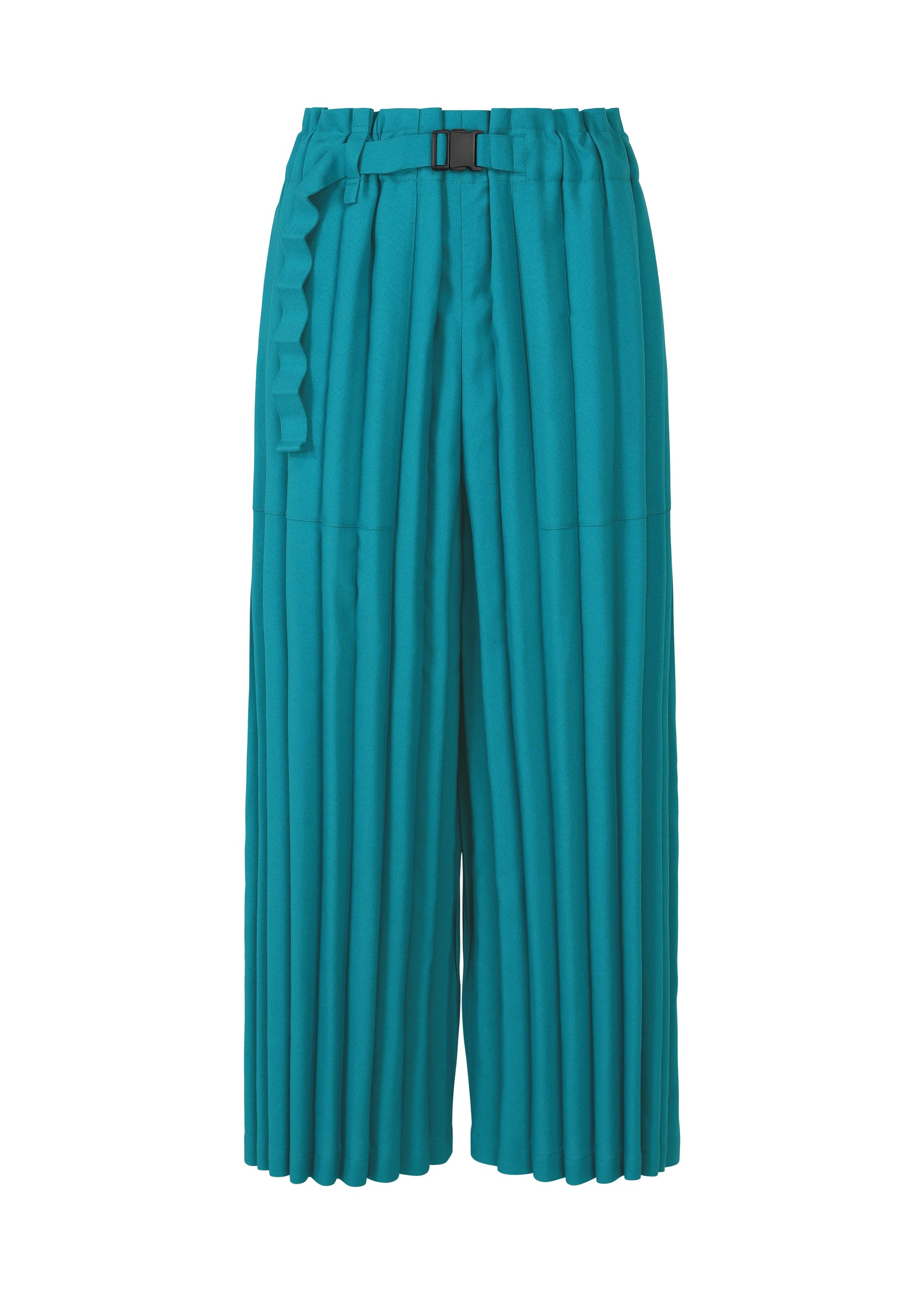 RIPPLE PLEATS、ウィメンズ_パンツ、ブルー