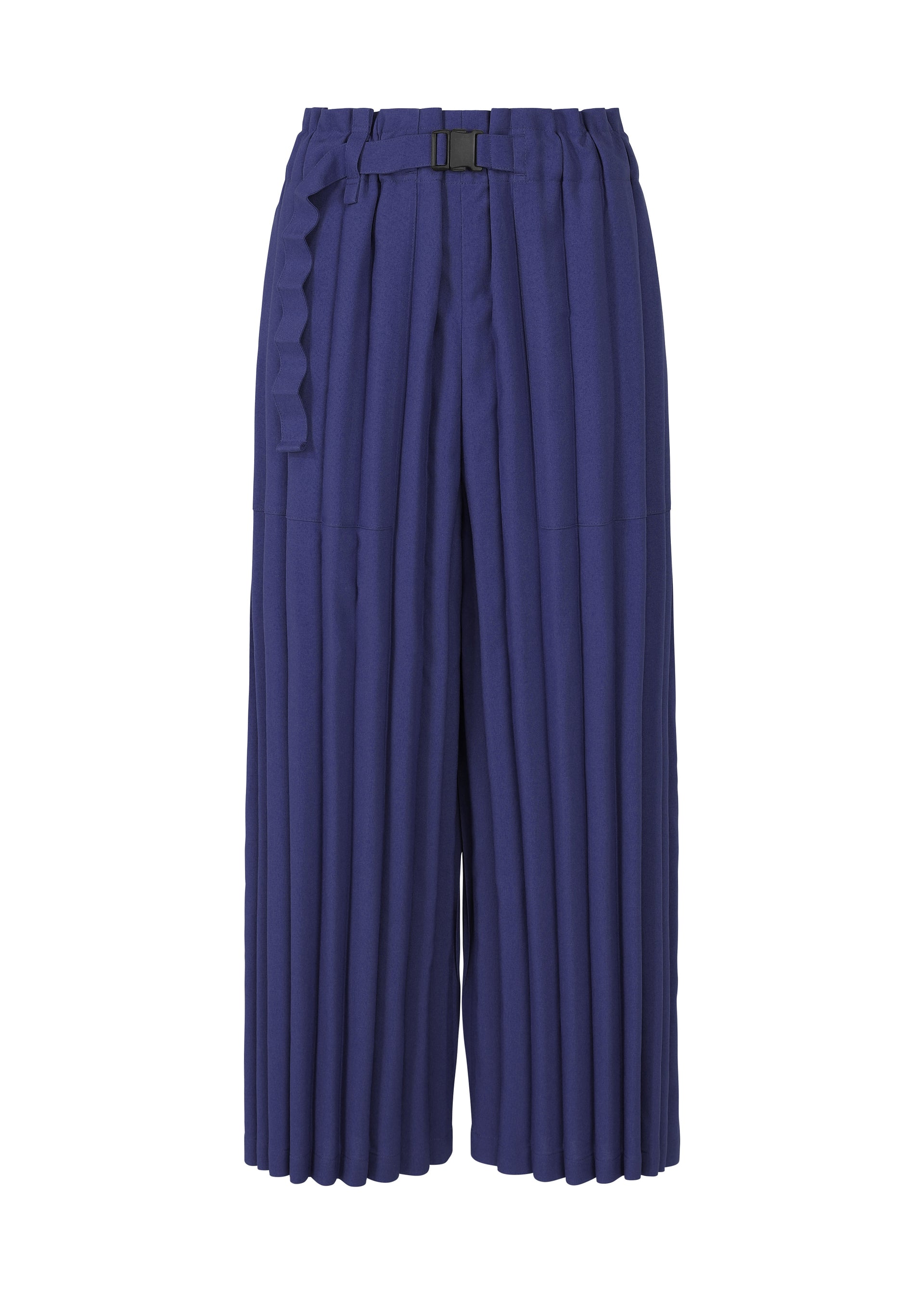 RIPPLE PLEATS、ウィメンズ_パンツ、ブルー