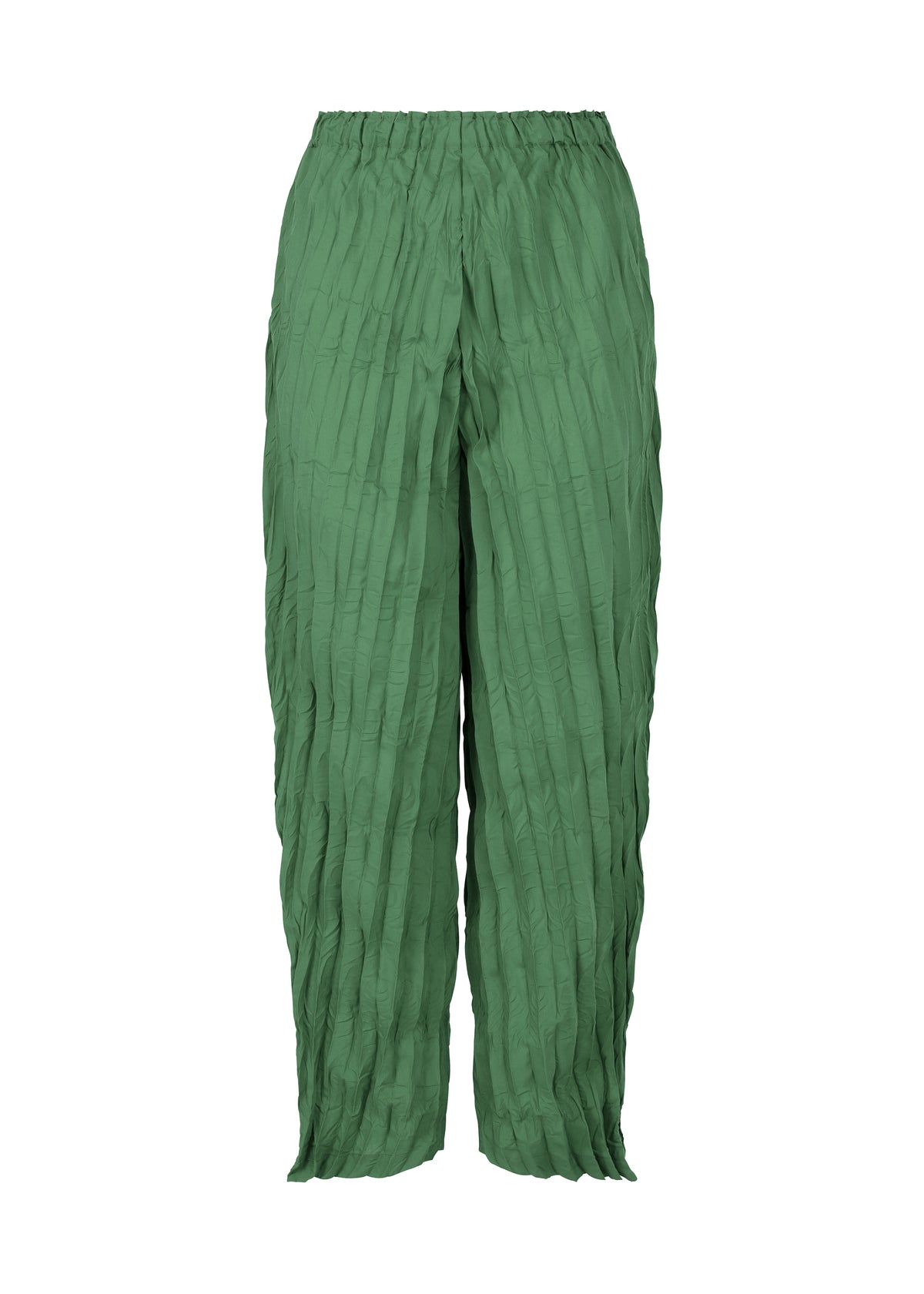 WHIPPED PLEATS BOTTOM、ウィメンズ_パンツ、グリーン