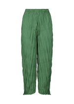 WHIPPED PLEATS BOTTOM、ウィメンズ_パンツ、グリーン
