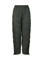 WHIPPED PLEATS BOTTOM、ウィメンズ_パンツ、カーキ