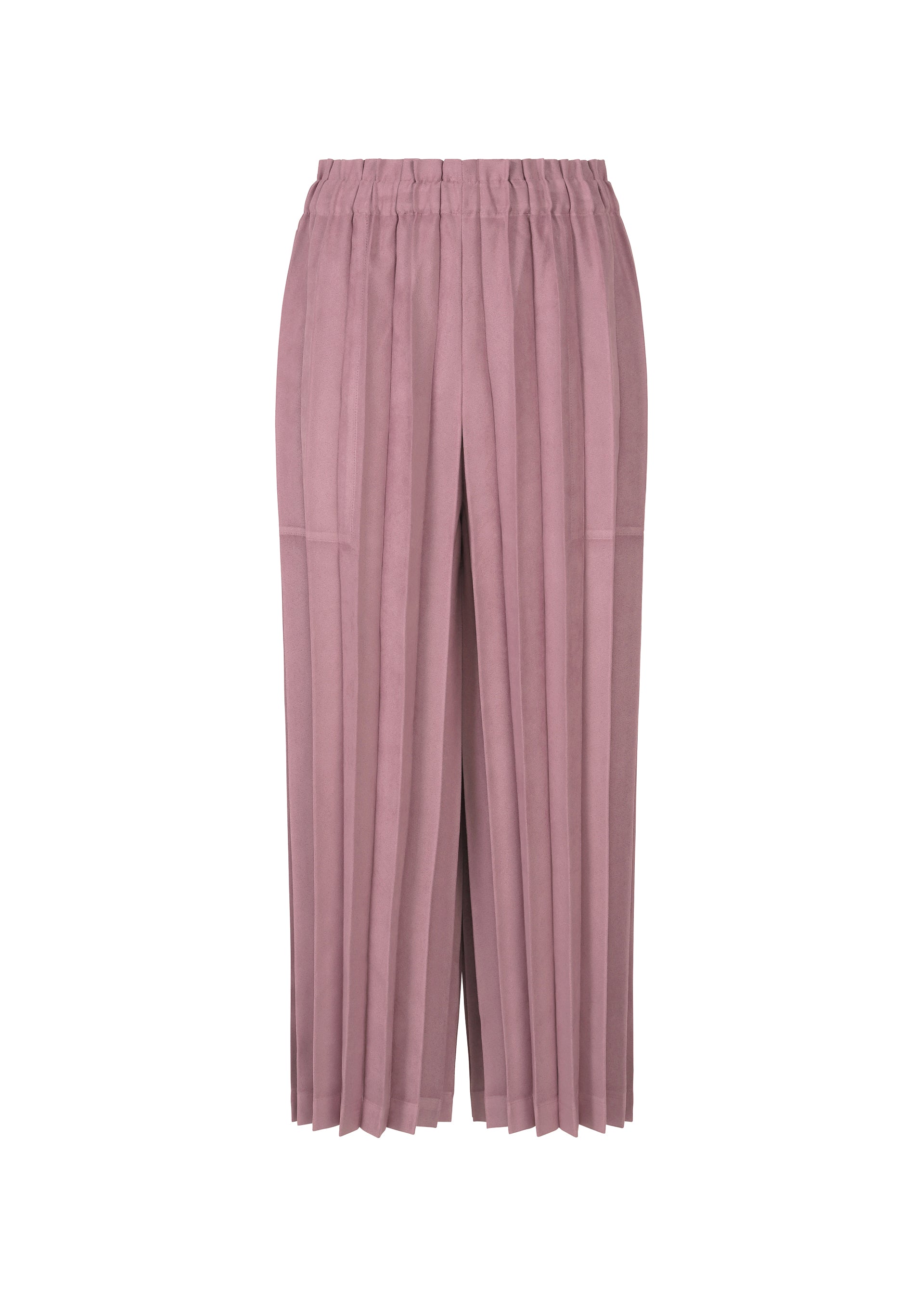 SUEDE LIKE PLEATS BOTTOM、ウィメンズ_パンツ、ピンク