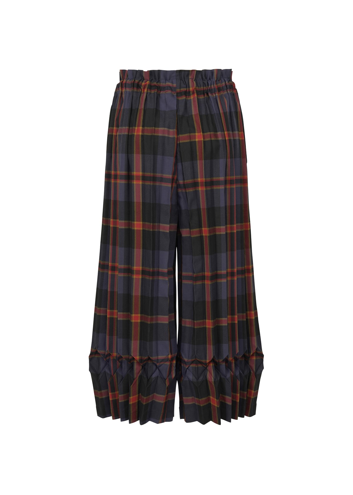 TARTAN CHECK PLEATS、ウィメンズ_パンツ、ディテール画像1
