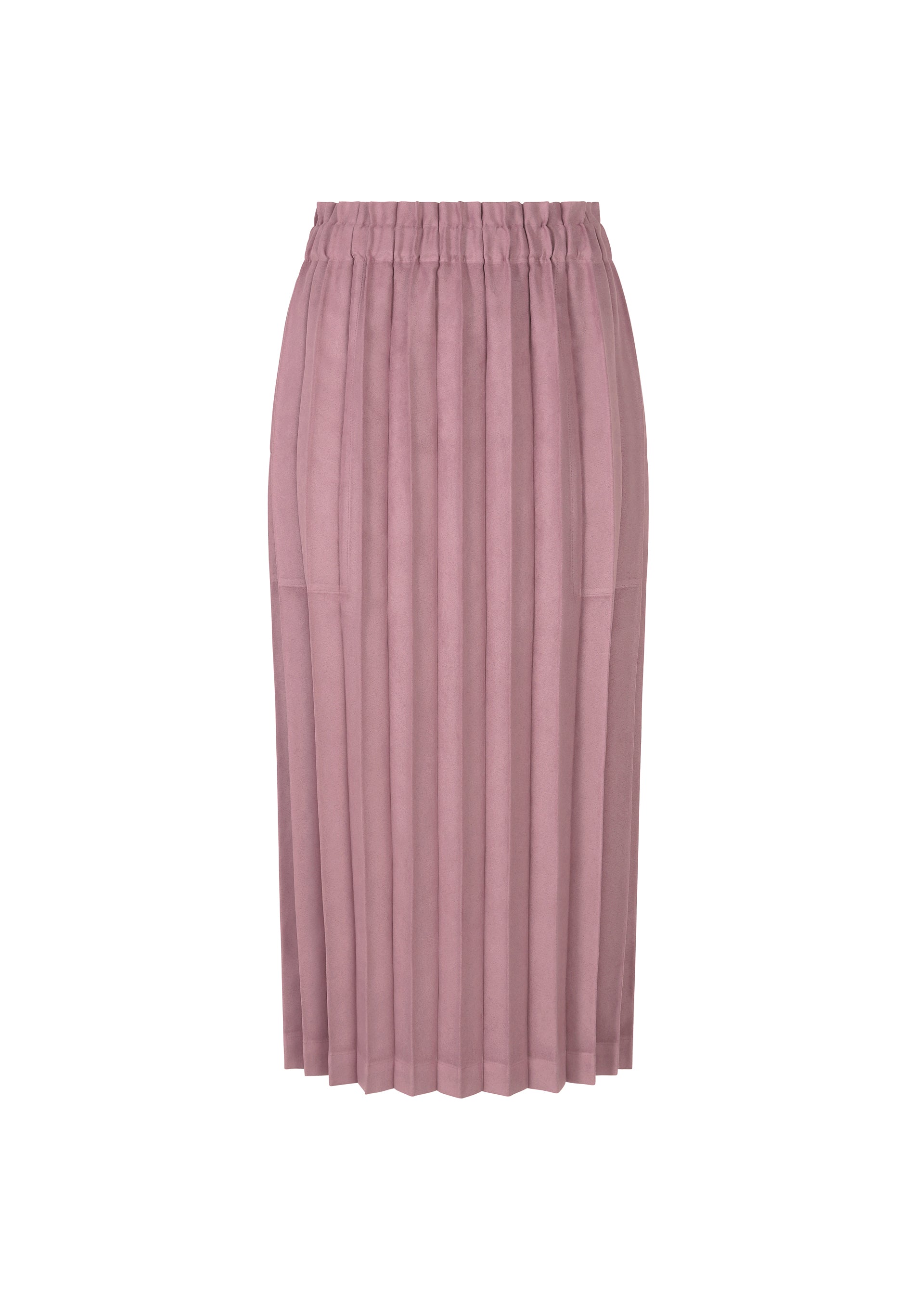 SUEDE LIKE PLEATS BOTTOM、ウィメンズ_スカート、ピンク
