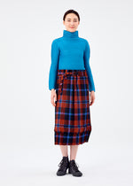 TARTAN CHECK PLEATS、ウィメンズ_スカート、着用画像1