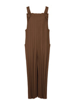 COLOR PLEATS BOTTOM、ウィメンズ_パンツ、ブラウン