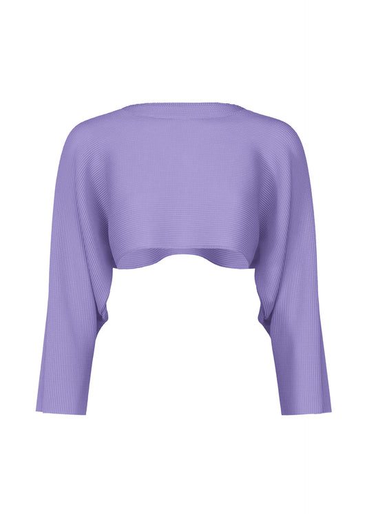 DOLMAN STRETCH PLEATS 1、ウィメンズ_トップス_トップ、パープル