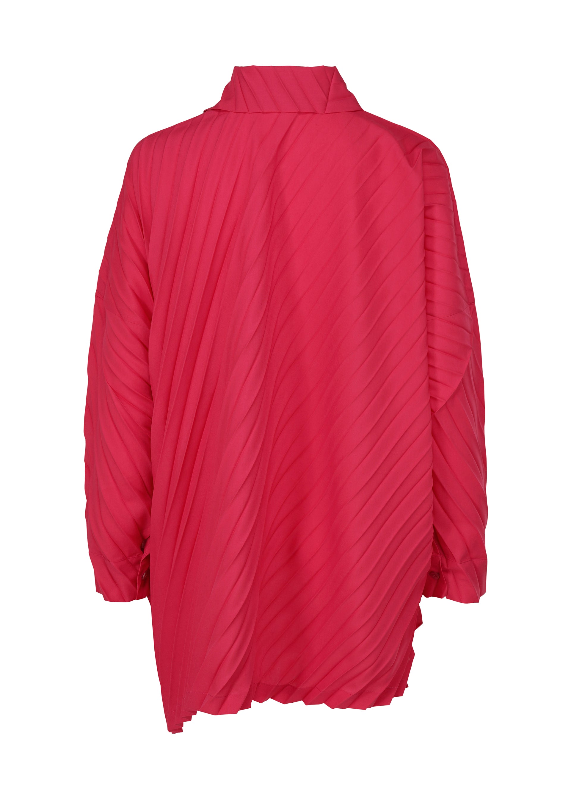 ANGLE PLEATS SHIRT、ウィメンズ_トップス_トップ、ディテール画像1
