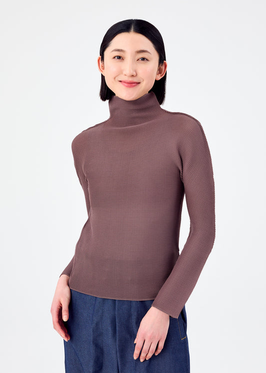STRETCH PLEATS 5、ウィメンズ_トップス_トップ、着用画像1
