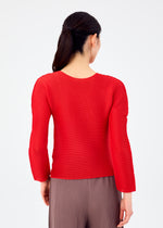 STRETCH PLEATS 5、ウィメンズ_トップス_トップ、着用画像2