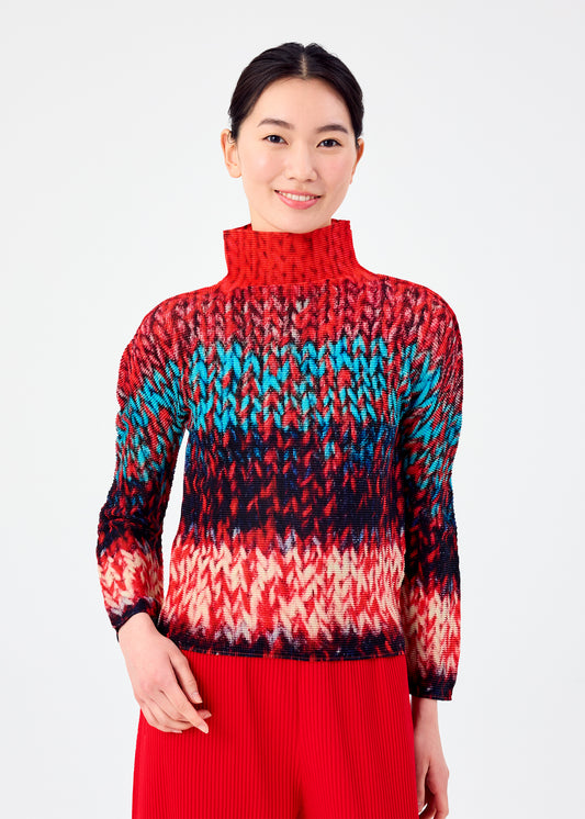 MIX YARN KNIT、ウィメンズ_トップス_トップ、着用画像1