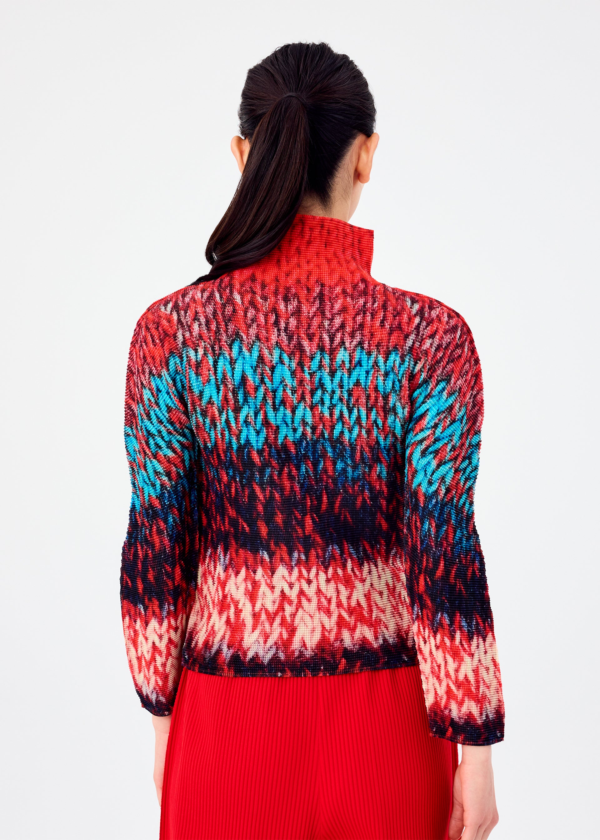 MIX YARN KNIT、ウィメンズ_トップス_トップ、着用画像2
