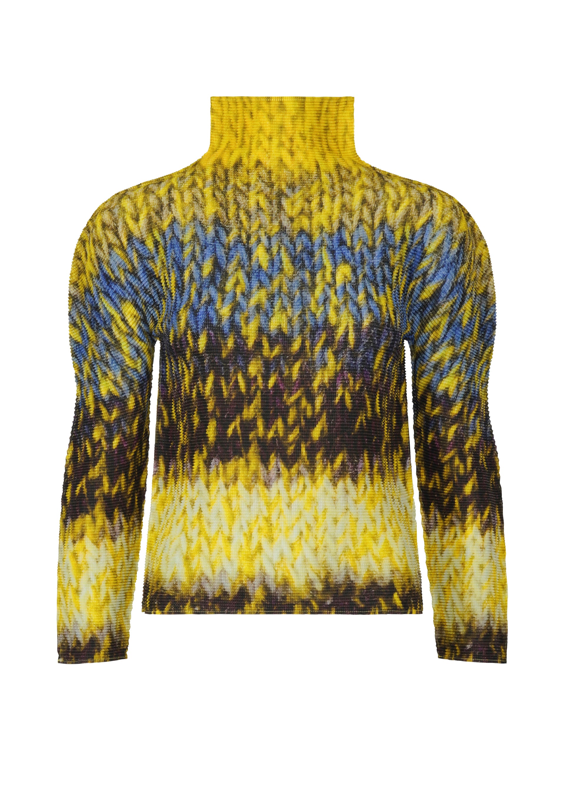 MIX YARN KNIT、ウィメンズ_トップス_トップ、イエロー