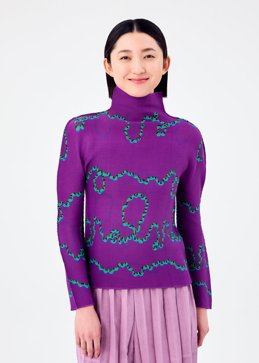 FROGGING KNIT YARN、ウィメンズ_トップス_トップ、着用画像1