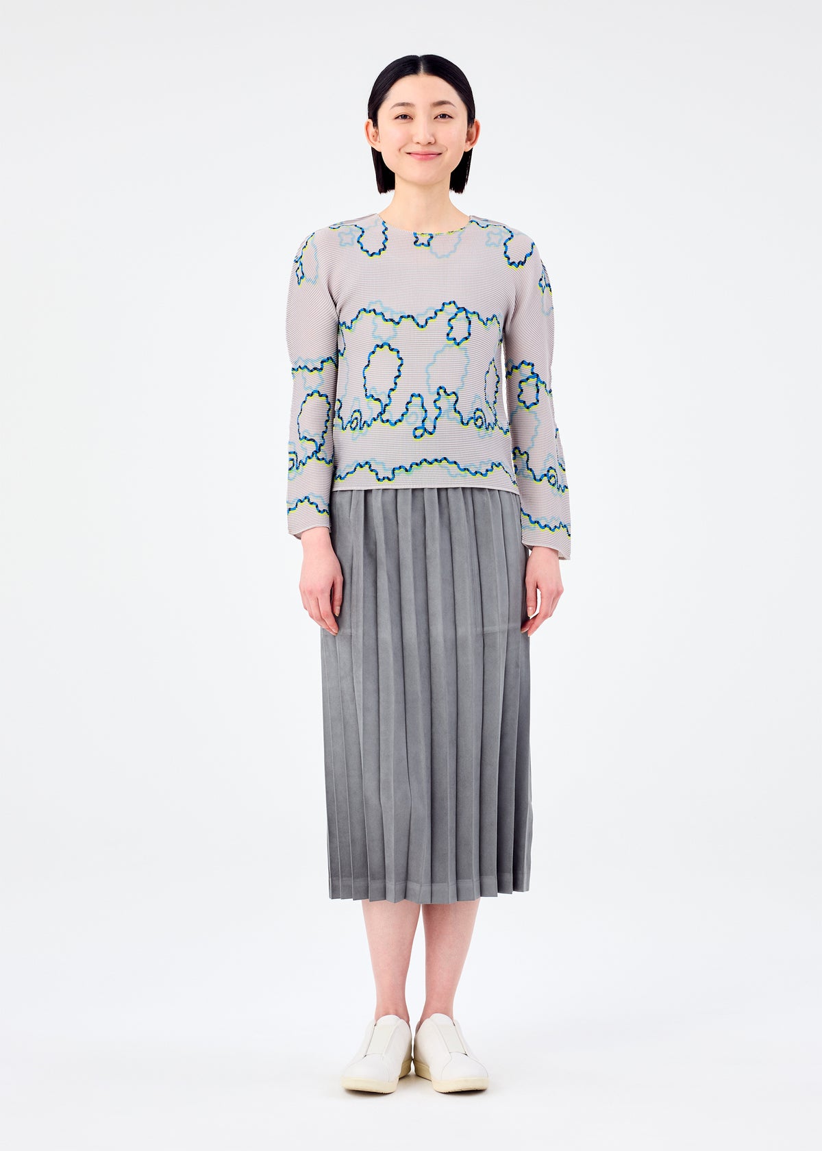 FROGGING KNIT YARN、ウィメンズ_トップス_トップ、着用画像3