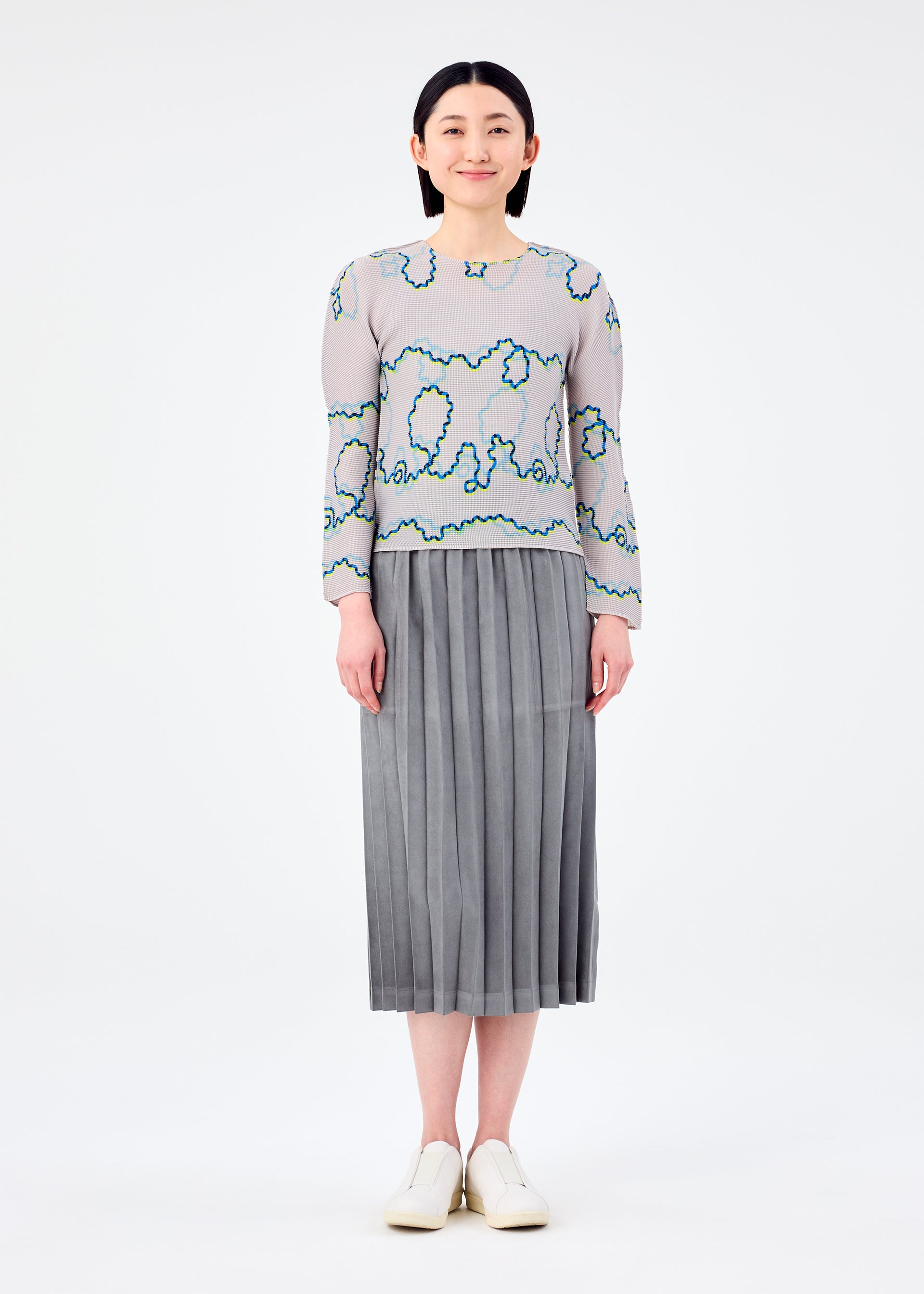FROGGING KNIT YARN、ウィメンズ_トップス_トップ、着用画像3