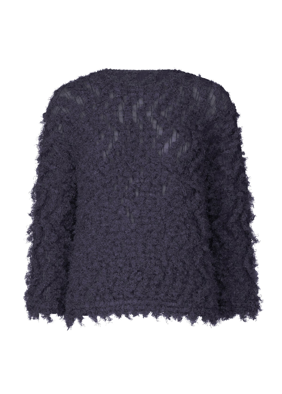 SHAGGY PLEATS、ウィメンズ_トップス_トップ、ネイビー