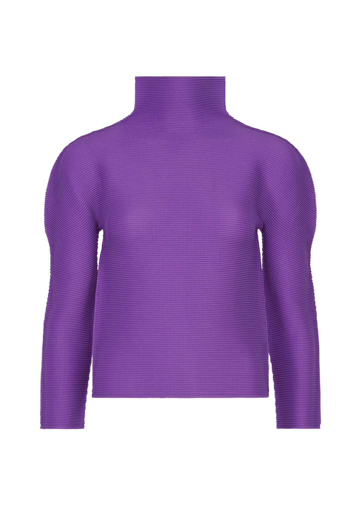 STRETCH PLEATS 7、ウィメンズ_トップス_トップ、パープル