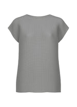 SQUARE STRETCH PLEATS、ウィメンズ_トップス_トップ、グレー