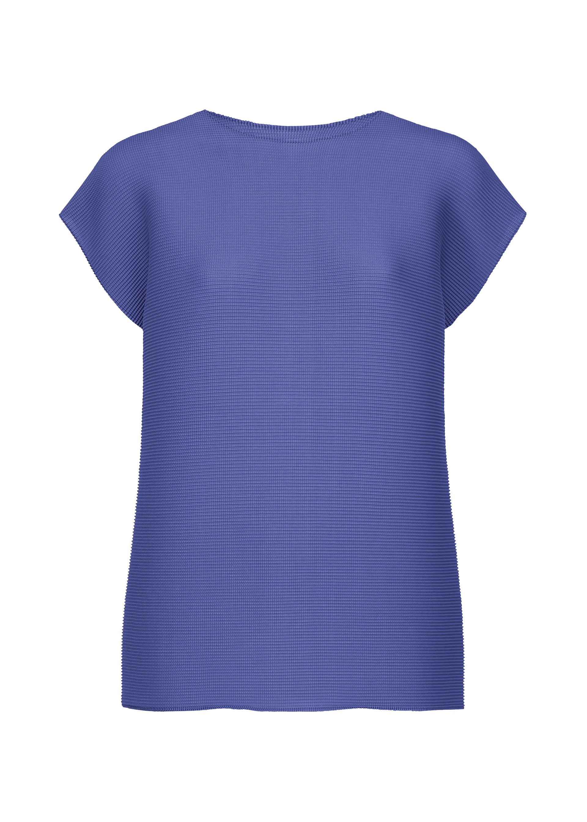 SQUARE STRETCH PLEATS、ウィメンズ_トップス_トップ、ブルー