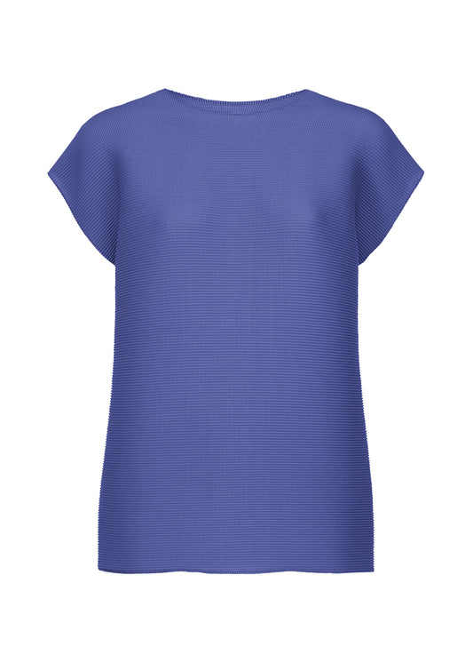 SQUARE STRETCH PLEATS、ウィメンズ_トップス_トップ、ブルー