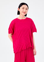 ZIG ZAG SEE-THROUGH CREPE、ウィメンズ_トップス_トップ、着用画像1