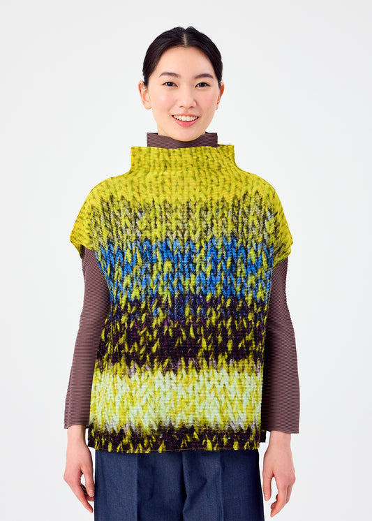 MIX YARN KNIT、ウィメンズ_トップス_トップ、着用画像1