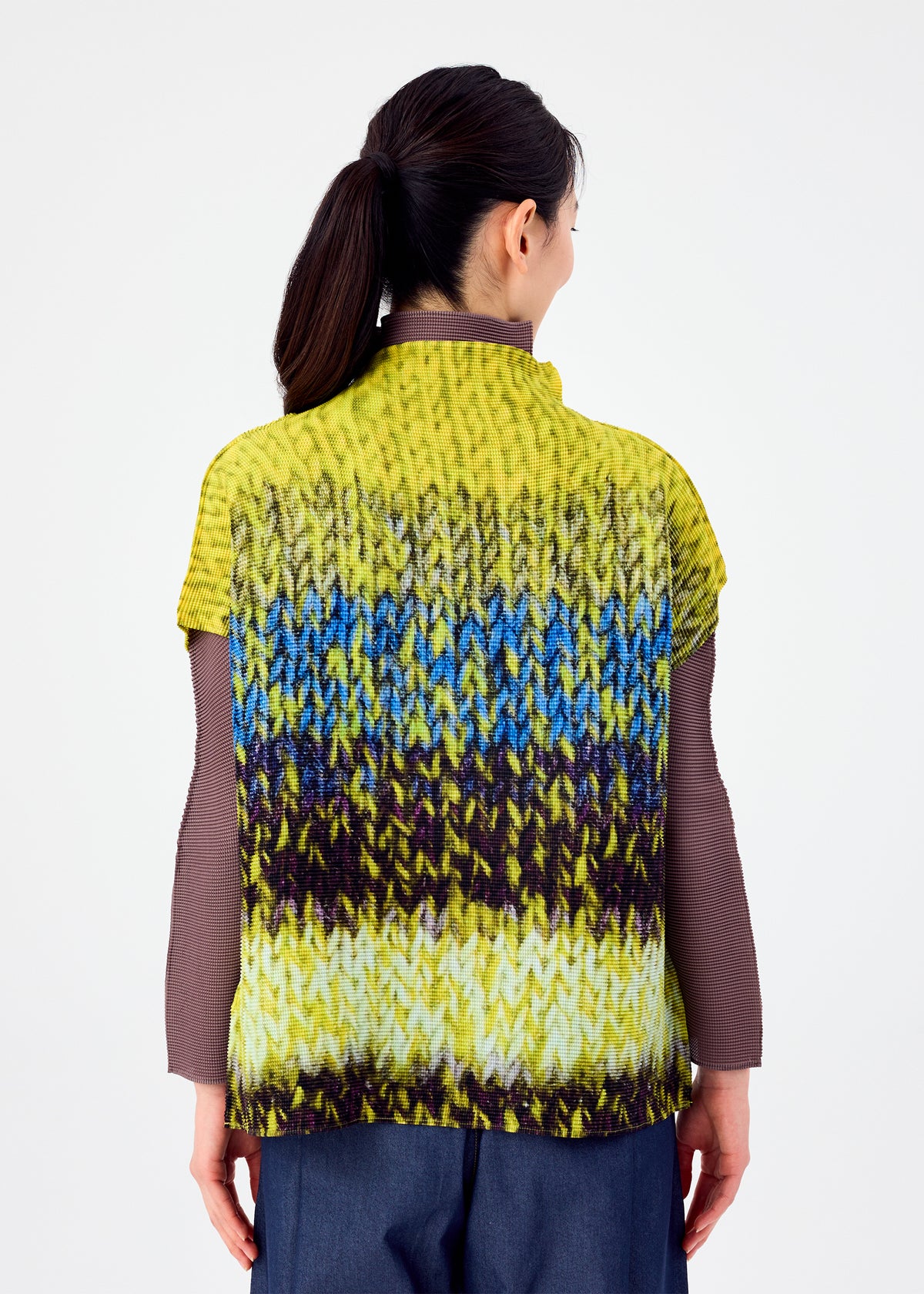 MIX YARN KNIT、ウィメンズ_トップス_トップ、着用画像2