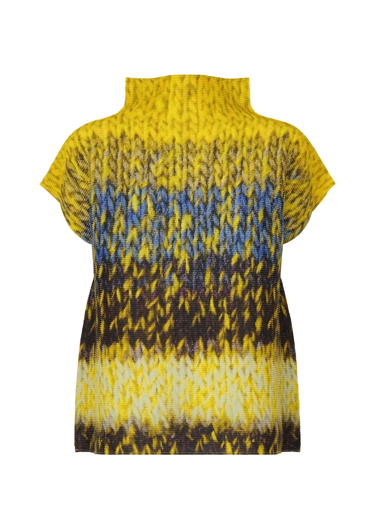 MIX YARN KNIT、ウィメンズ_トップス_トップ、イエロー