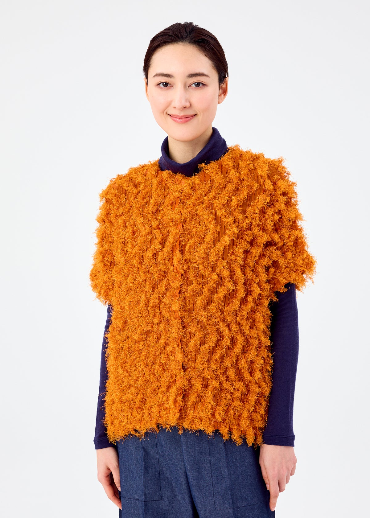 SHAGGY PLEATS、ウィメンズ_トップス_トップ、着用画像1