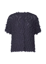 SHAGGY PLEATS、ウィメンズ_トップス_トップ、ネイビー