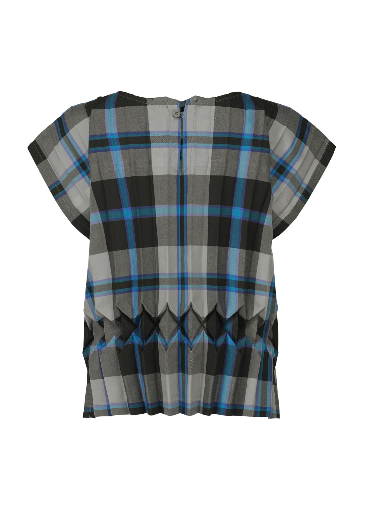 TARTAN CHECK PLEATS、ウィメンズ_トップス_トップ、ディテール画像1