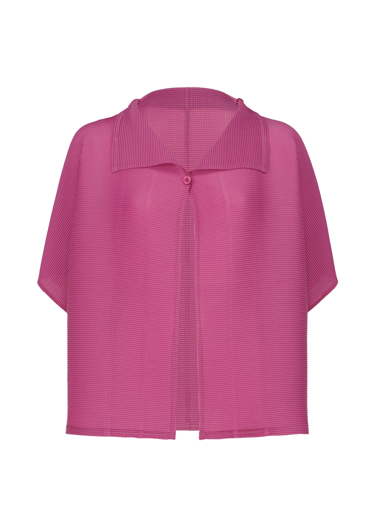 SQUARE STRETCH PLEATS、ウィメンズ_トップス_カーディガン、ピンク