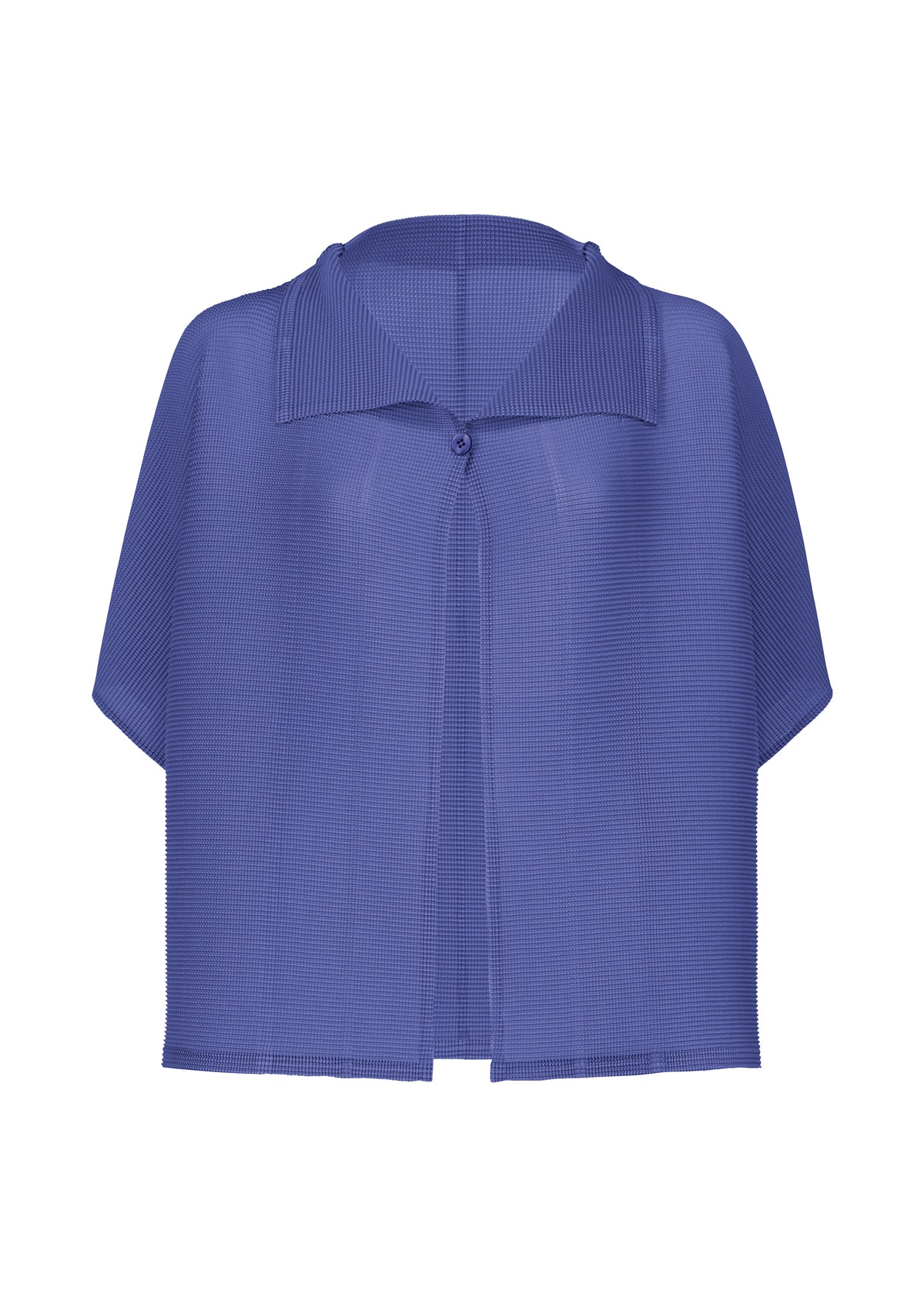 SQUARE STRETCH PLEATS、ウィメンズ_トップス_カーディガン、ブルー