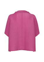 SQUARE STRETCH PLEATS、ウィメンズ_トップス_カーディガン、ディテール画像1